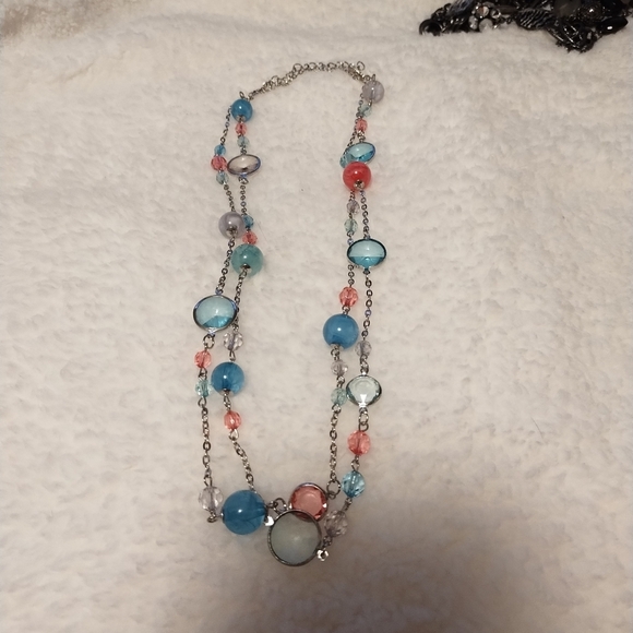 Set of 4 vintage beaded necklaces - Picture 11 of 14